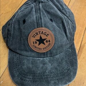 Vintage Style 1964 Limited Edition Baseball Cap – Distressed Denim, Unisex